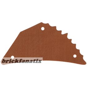   Lego Cloth Sail Triangular with Tattered Edge (Ewok Glider Wing), Dark orange
