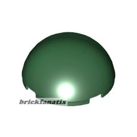 Lego Cylinder Hemisphere 4 x 4, Dark green