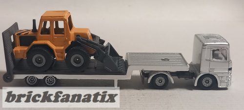 SIKU Mercedes Benz Truck + Low bed trailer