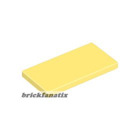 Lego Tile 2 x 4, Bright light yellow