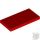 Lego Flat Tile 2X4, Bright red
