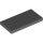 Lego Flat Tile 2X4, Dark grey