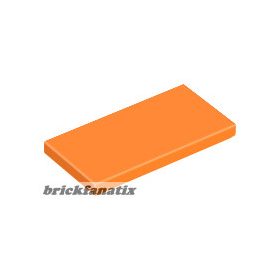 Lego FLAT TILE 2X4, Orange