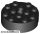 Lego BRICK 4X4 ROUND W. Ø4.9 W. KL., Black