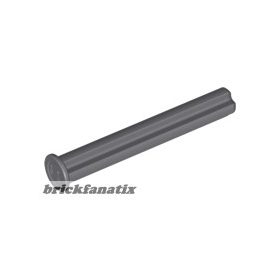 Lego Technic, Axle 4L with Stop, Dark gray