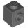 Lego BRICK 1X1 W. 1 KNOB, Dark grey