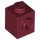 Lego BRICK 1X1 W. 1 KNOB, Dark red