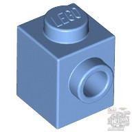 Lego BRICK 1X1 W. 1 KNOB, Medium blue