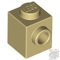 Lego BRICK 1X1 W. 1 KNOB, Tan