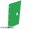 Lego Duplo Door / Window Pane 1 x 3 1/2 x 6 with Handle, Green