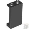 Lego Panel 1 x 2 x 3 with Side Supports - Hollow Studs, Black