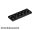 Lego PLATE 2X6X2/3 W 4 HOR. KNOB, Black