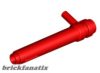 Lego Cylinder 1 x 5 1/2 with Bar Handle (Friction Cylinder), Red