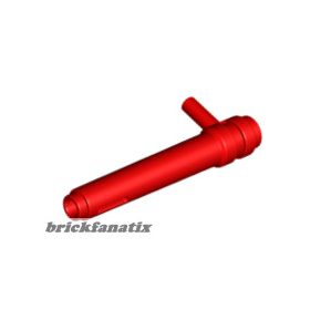   Lego Cylinder 1 x 5 1/2 with Bar Handle (Friction Cylinder), Red