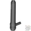 Lego Cylinder 1 x 5 1/2 with Bar Handle (Friction Cylinder), Black