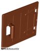 Lego Duplo Door / Window Pane 1 x 4 x 3 Wooden Gate with Handle, Reddish brown