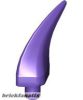 Lego Barb / Claw / Horn / Tooth - Medium, Dark purple