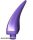 Lego Barb / Claw / Horn / Tooth - Medium, Dark purple