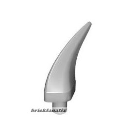 Lego Barb / Claw / Horn / Tooth - Medium, Light bluish gray