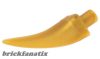Lego Barb / Claw / Horn / Tooth - Medium, Pearl gold