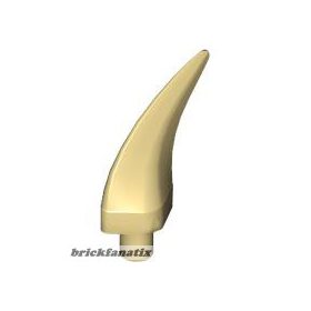 Lego Barb / Claw / Horn / Tooth - Medium, Tan