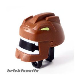   Lego Large Figure Head Modified Ben 10 Humungousaur with White Teeth Pattern
