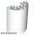Lego Cylinder Half 3 x 6 x 6 with 1 x 2 Cutout, White