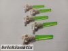 Lego Minifigure, Weapon Space Ray Gun + Bar 3L ( Bar Arrow Trans Bright green 5pcs pack )