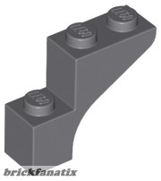 Lego Arch 1 x 3 x 2, Dark gray