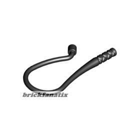 Lego Minifigure, Weapon Whip Bent Flexible, Black