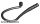 Lego Minifigure, Weapon Whip Bent Flexible, Black