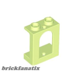 Lego Window 1 x 2 x 2 Castle, Yellowish green