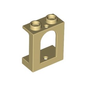 Lego Window 1 x 2 x 2 Castle, Tan