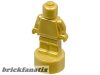 Lego figura Minifigure, Utensil Statuette / Trophy, Metallic gold