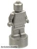 Lego figura Minifigure, Utensil Statuette / Trophy, Metallic silver