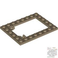 Lego TRAPDOOR FRAME 6X8, Dark tan