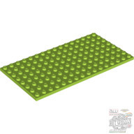 Lego Plate 8x16, Bright yellowish green