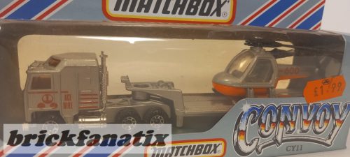 Matchbox Convoy Kenworth Helicopter Transporter