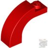 Lego BRICK 1X3X2 W/INS AND OUTS.BOW, Bright red