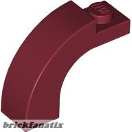 Lego BRICK 1X3X2 W/INS AND OUTS.BOW, Dark red