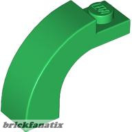Lego BRICK 1X3X2 W/INS AND OUTS.BOW, Green