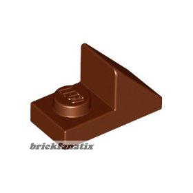 Lego Slope 45 2 x 1 with 2/3 Cutout, Reddish brown