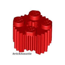 Lego Profile Brick Ø15.83 W. Cross, Bright red