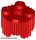 Lego Profile Brick Ø15.83 W. Cross, Bright red