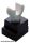 Lego Leg Skeleton with Pearl Dark Gray Square Foot, Black-White