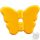 Lego Butterfly with Stud Holder, Flame yellowish orange