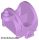 Lego Friends Horse Saddle with Stirrups and Top Stud, Medium levander