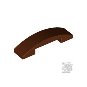 Lego PLATE W. BOW 1X4X2/3, Reddish brown