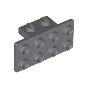 Lego Bracket 1 x 2 - 2 x 4, Dark bluish gray