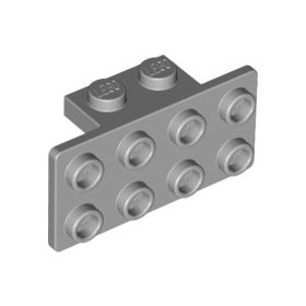 Lego Bracket 1 x 2 - 2 x 4, Light bluish gray